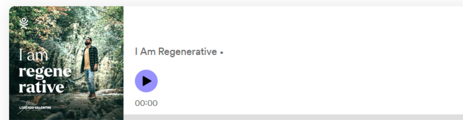 i am regenerative