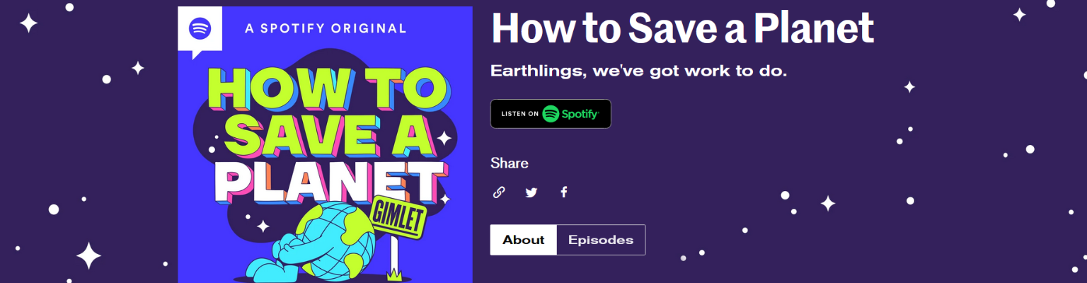 how to save a planet podcast