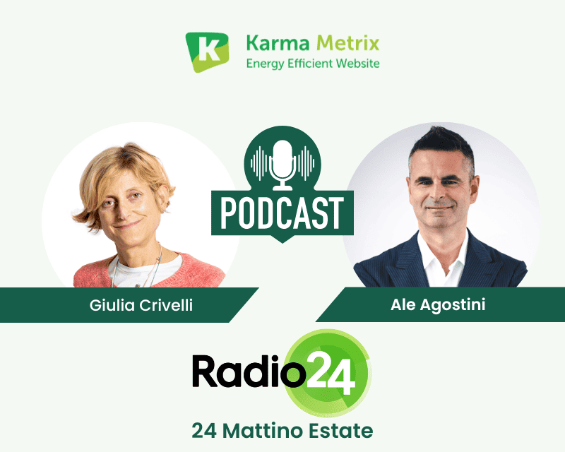 Karma Metrix ospite a 24 Mattino Estate di Giulia Crivelli su Radio 24