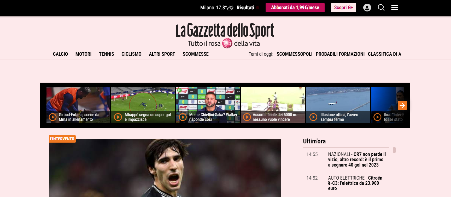 gazzetta dello Sport